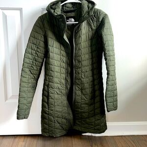 The North Face Olive Green Quilted Jacket